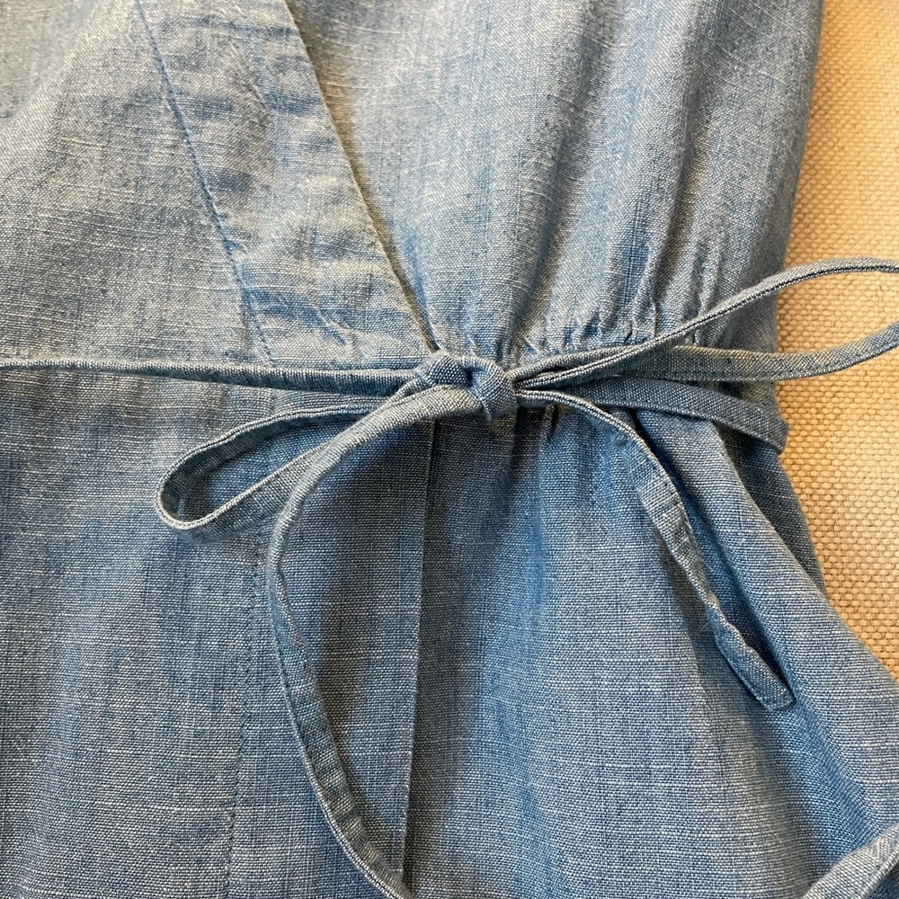 J. crew Jean blouse top